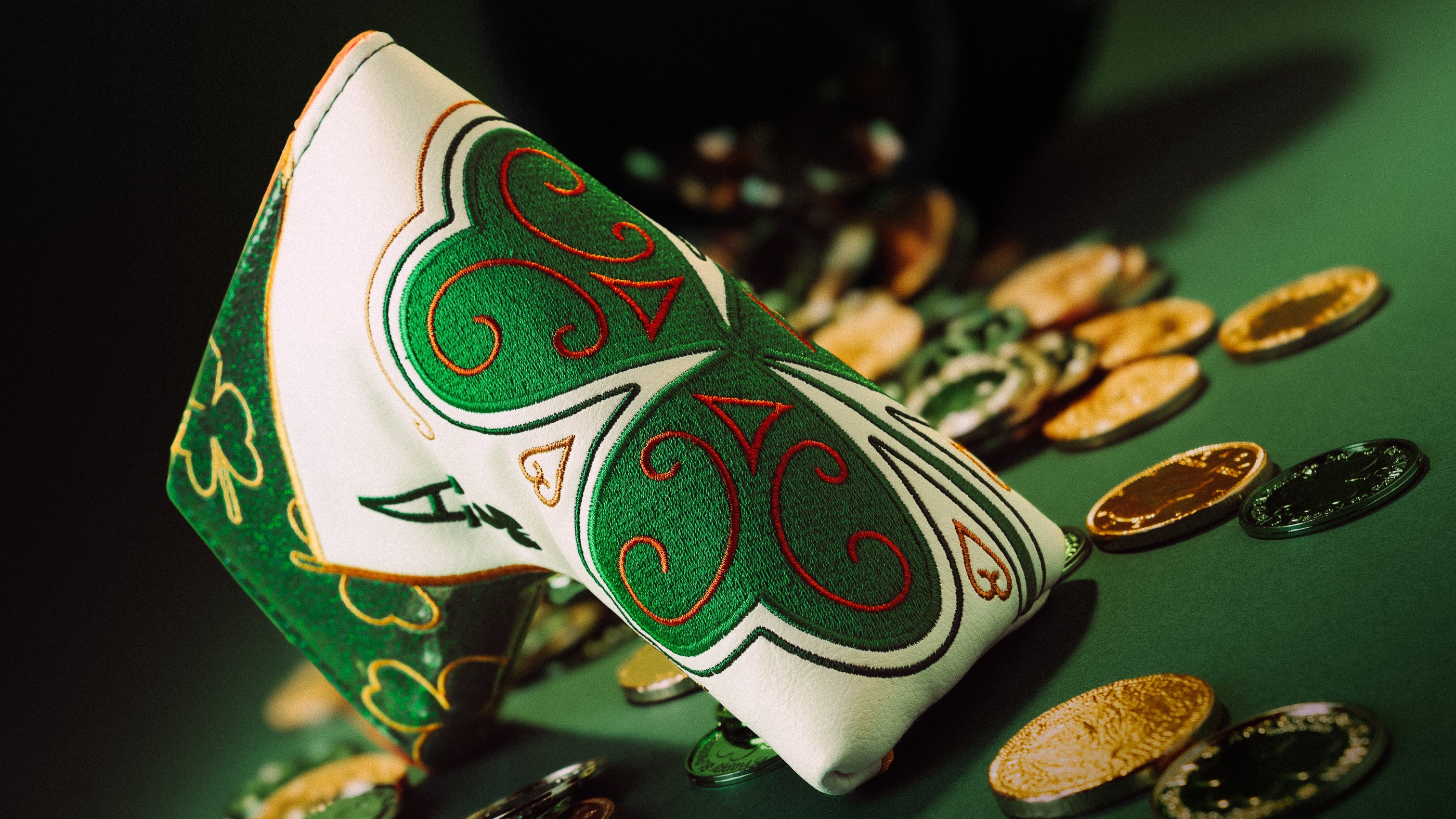 Swag Golf St. Patrick's Day golf headcovers and accessories collection.