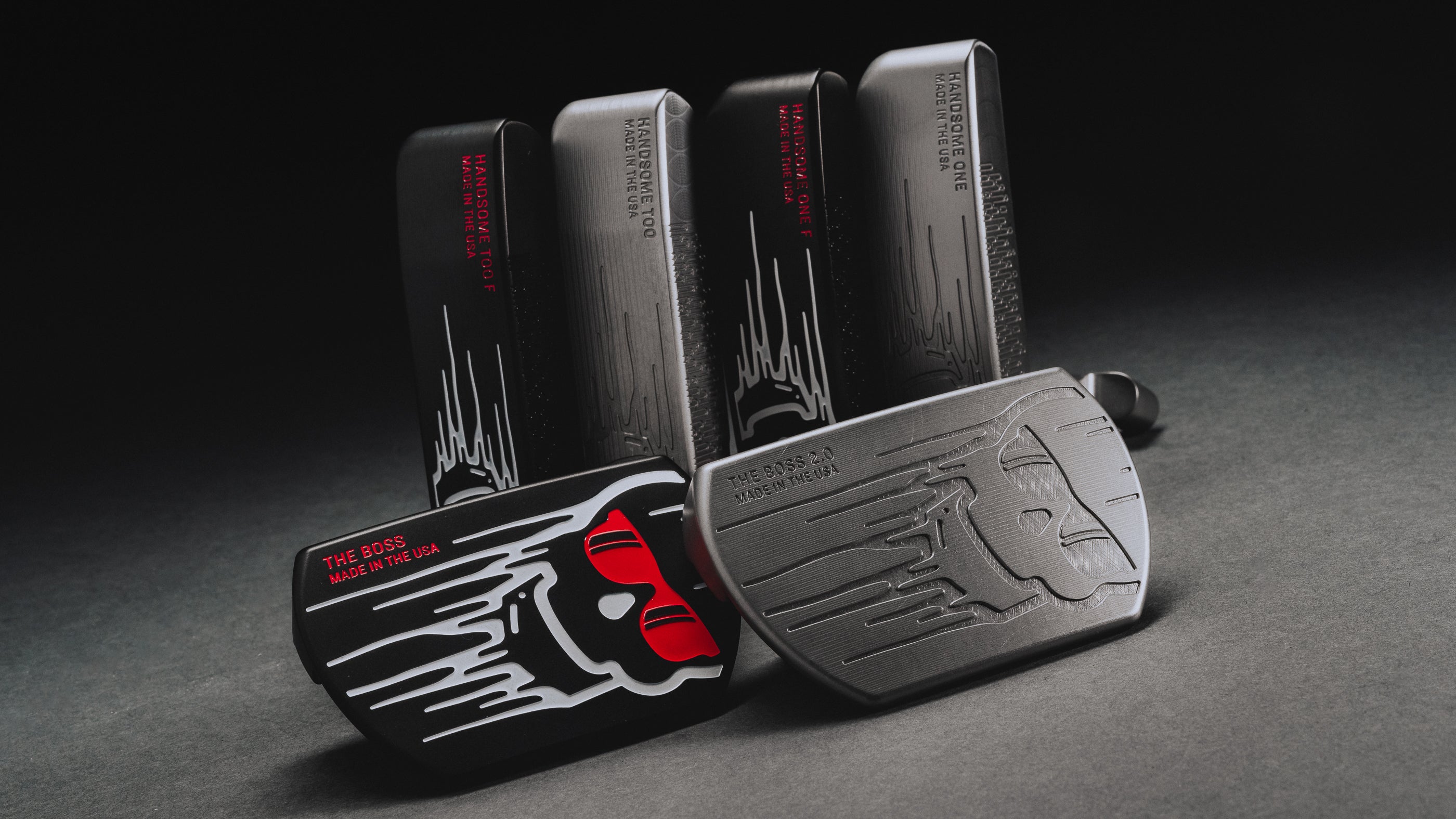 Core Collection 303 stainless steel golf putters by 澳洲幸运5官方开奖信誉老平台 Swag Golf Co. Made in the USA.