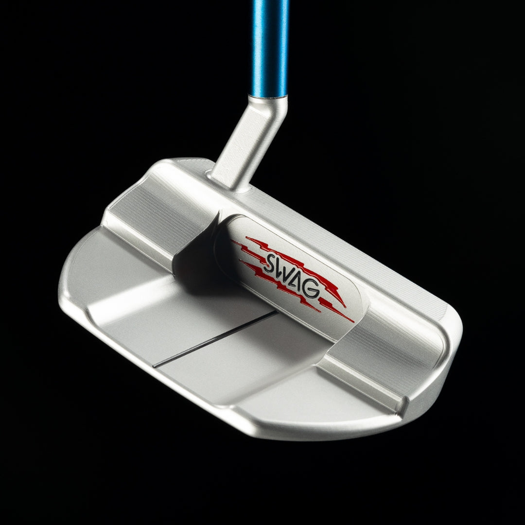 SWAG Golf Sex Panther officially licensed Anchorman stainless steel mallet golf putter milled in the USA.