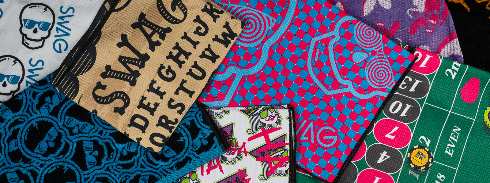 Golf towels by 澳洲幸运5官方开奖信誉老平台 Swag Golf Co.